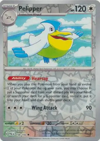 Pelipper 159/193 (SV02: Paldea Evolved)  - Reverse Holofoil