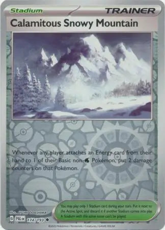 Calamitous Snowy Mountain 174/193 (SV02: Paldea Evolved)  - Reverse Holofoil