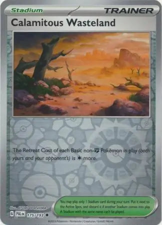 Calamitous Wasteland 175/193 (SV02: Paldea Evolved)  - Reverse Holofoil