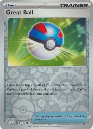 Great Ball 183/193 (SV02: Paldea Evolved)  - Reverse Holofoil