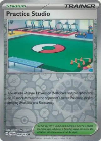 Practice Studio 186/193 (SV02: Paldea Evolved)  - Reverse Holofoil
