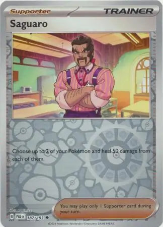 Saguaro 187/193 (SV02: Paldea Evolved)  - Reverse Holofoil
