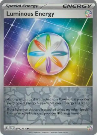 Luminous Energy 191/193 (SV02: Paldea Evolved)  - Reverse Holofoil