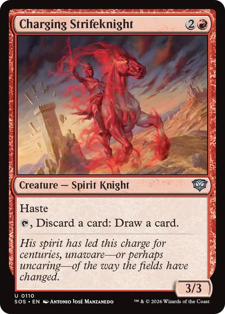 Charging Strifeknight 110 (Secrets of Strixhaven) 