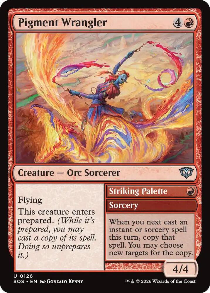 Pigment Wrangler // Striking Palette 126 (Secrets of Strixhaven) 