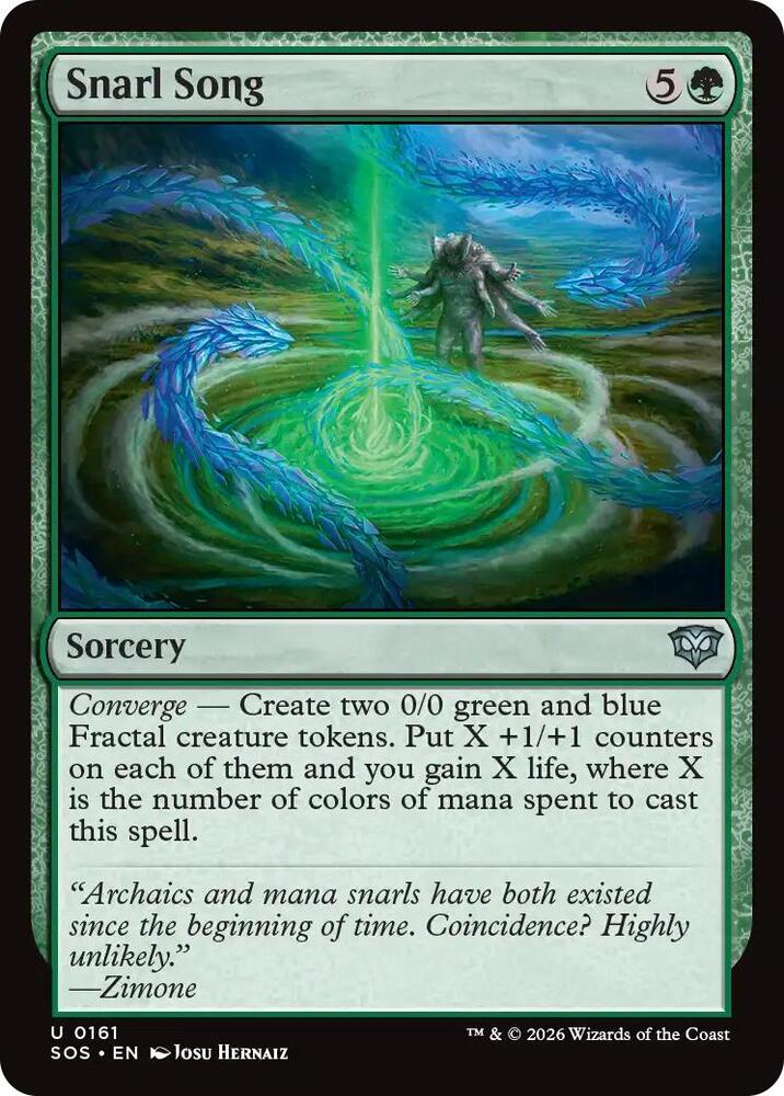 Snarl Song 161 (Secrets of Strixhaven)  - Foil