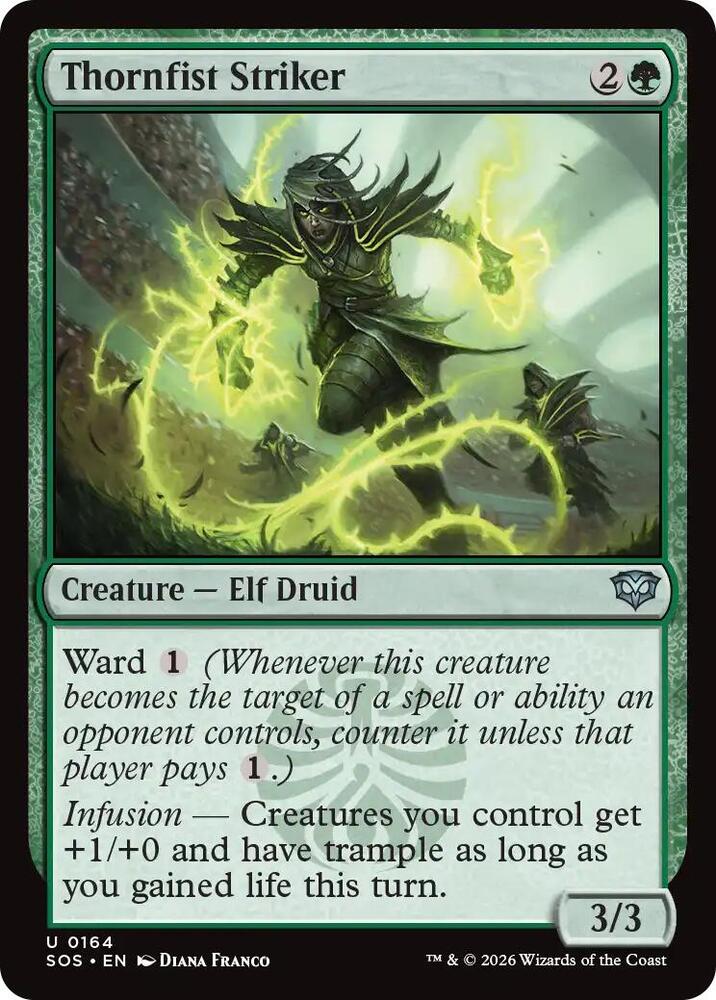 Thornfist Striker 164 (Secrets of Strixhaven)  - Foil