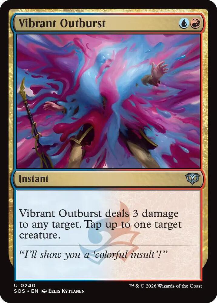 Vibrant Outburst 240 (Secrets of Strixhaven) 