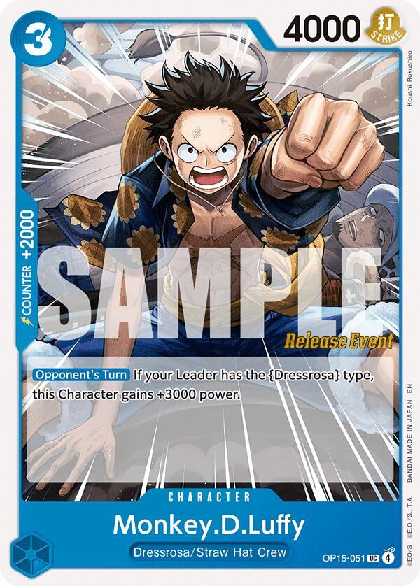 MonkeyDLuffy OP15 051 OP15-051 (Adventure on Kami's Island Release Event Cards) 