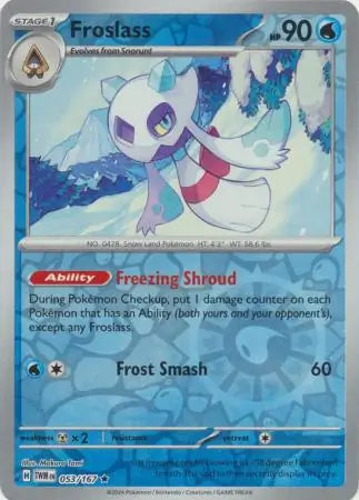 Froslass 053/167 (SV06: Twilight Masquerade)  - Reverse Holofoil