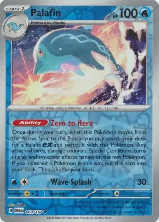 Palafin 060/167 (SV06: Twilight Masquerade)  - Reverse Holofoil