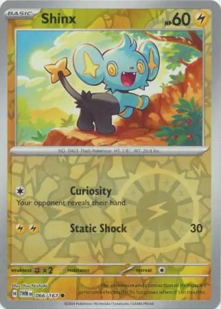 Shinx 066/167 (SV06: Twilight Masquerade)  - Reverse Holofoil