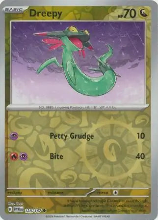 Dreepy 128/167 (SV06: Twilight Masquerade)  - Reverse Holofoil