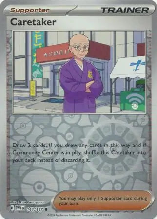 Caretaker 144/167 (SV06: Twilight Masquerade)  - Reverse Holofoil