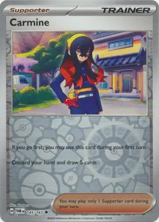 Carmine 145/167 (SV06: Twilight Masquerade)  - Reverse Holofoil