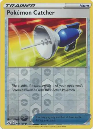 Pokemon Catcher 138/159 (Crown Zenith)  - Reverse Holofoil