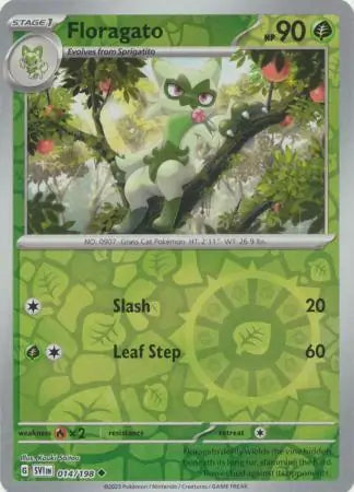 Floragato 014/198 (SV01: Scarlet & Violet Base Set)  - Reverse Holofoil