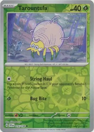 Tarountula 016/198 (SV01: Scarlet & Violet Base Set)  - Reverse Holofoil