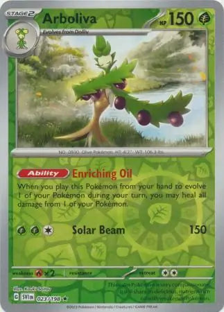 Arboliva 023/198 (SV01: Scarlet & Violet Base Set)  - Reverse Holofoil