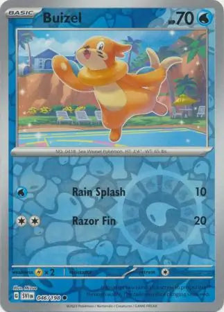 Buizel 046/198 (SV01: Scarlet & Violet Base Set)  - Reverse Holofoil