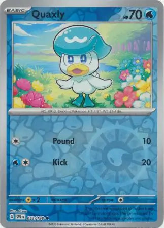 Quaxly 052/198 (SV01: Scarlet & Violet Base Set)  - Reverse Holofoil