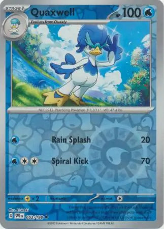 Quaxwell 053/198 (SV01: Scarlet & Violet Base Set)  - Reverse Holofoil