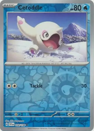 Cetoddle 058/198 (SV01: Scarlet & Violet Base Set)  - Reverse Holofoil