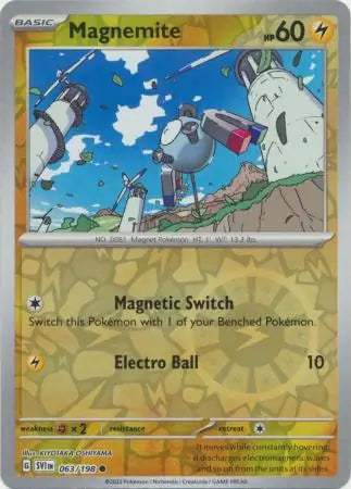 Magnemite 063/198 (SV01: Scarlet & Violet Base Set)  - Reverse Holofoil