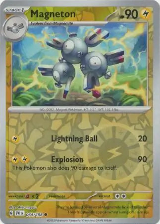 Magneton 064/198 (SV01: Scarlet & Violet Base Set)  - Reverse Holofoil