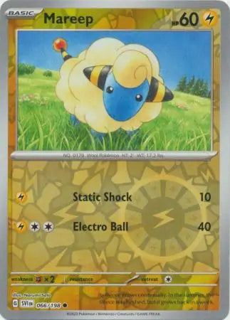 Mareep 066/198 (SV01: Scarlet & Violet Base Set)  - Reverse Holofoil