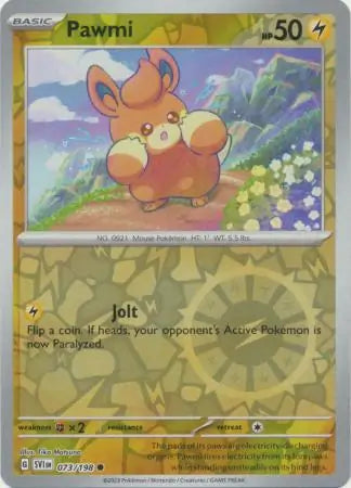 Pawmi 073/198 (SV01: Scarlet & Violet Base Set)  - Reverse Holofoil