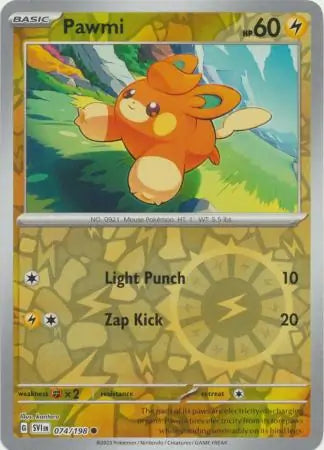 Pawmi 074/198 (SV01: Scarlet & Violet Base Set)  - Reverse Holofoil