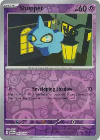 Shuppet 087/198 (SV01: Scarlet & Violet Base Set)  - Reverse Holofoil