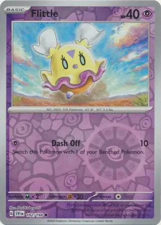 Flittle 102/198 (SV01: Scarlet & Violet Base Set)  - Reverse Holofoil