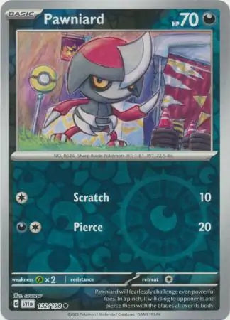 Pawniard 132/198 (SV01: Scarlet & Violet Base Set)  - Reverse Holofoil