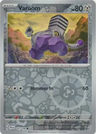 Varoom 141/198 (SV01: Scarlet & Violet Base Set)  - Reverse Holofoil