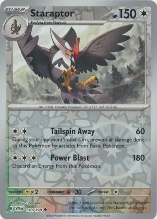Staraptor 150/198 (SV01: Scarlet & Violet Base Set)  - Reverse Holofoil