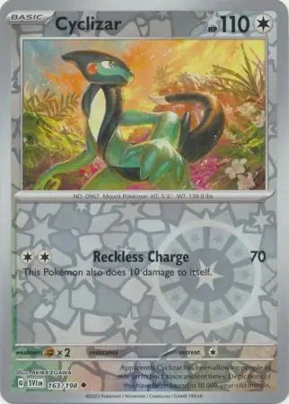 Cyclizar 163/198 (SV01: Scarlet & Violet Base Set)  - Reverse Holofoil