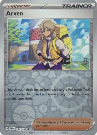 Arven 166/198 (SV01: Scarlet & Violet Base Set)  - Reverse Holofoil