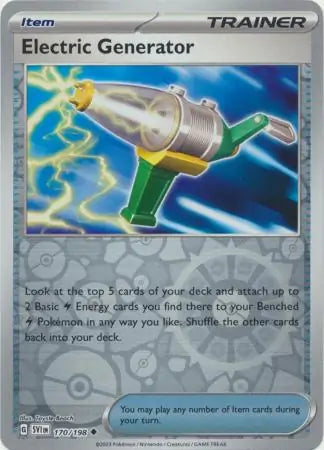Electric Generator 170/198 (SV01: Scarlet & Violet Base Set)  - Reverse Holofoil