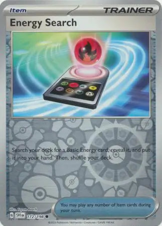 Energy Search 172/198 (SV01: Scarlet & Violet Base Set)  - Reverse Holofoil