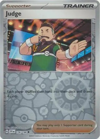Judge 176/198 (SV01: Scarlet & Violet Base Set)  - Reverse Holofoil