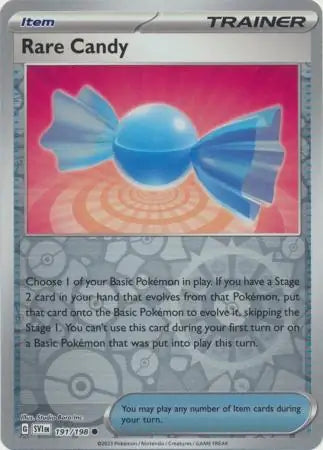 Rare Candy 191/198 (SV01: Scarlet & Violet Base Set)  - Reverse Holofoil