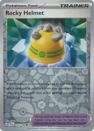 Rocky Helmet 193/198 (SV01: Scarlet & Violet Base Set)  - Reverse Holofoil