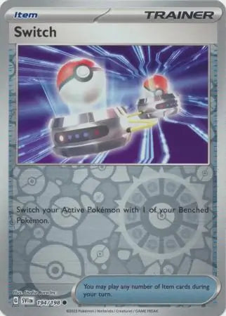Switch 194/198 (SV01: Scarlet & Violet Base Set)  - Reverse Holofoil