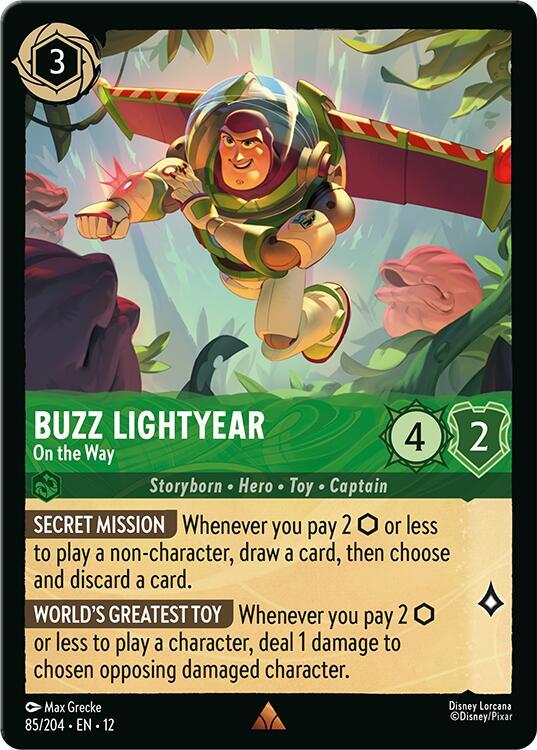 Buzz Lightyear On the Way 85/204 (Wilds Unknown) 