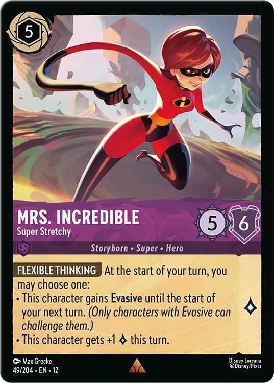 Mrs. Incredible, Super Stretchy 49/204 (Wilds Unknown)  - Cold Foil