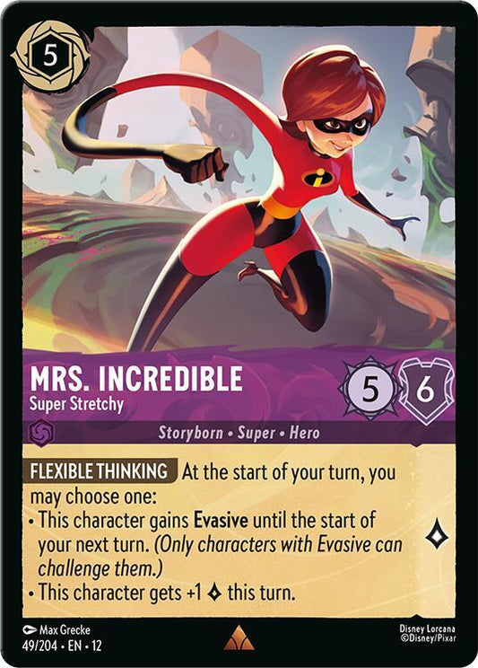 Mrs. Incredible, Super Stretchy 49/204 (Wilds Unknown)  - Cold Foil