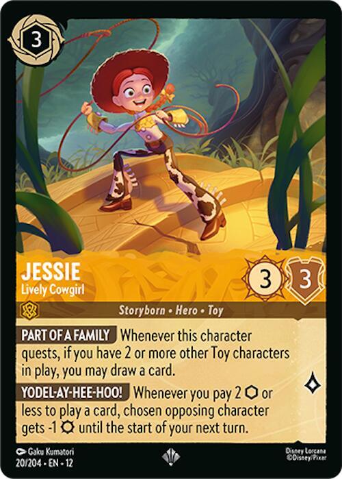 Jessie Lively Cowgirl 20/204 (Wilds Unknown)  - Cold Foil