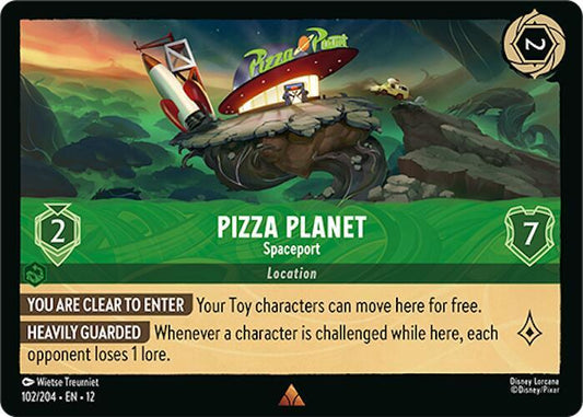 Pizza Planet Spaceport 102/204 (Wilds Unknown)  - Cold Foil